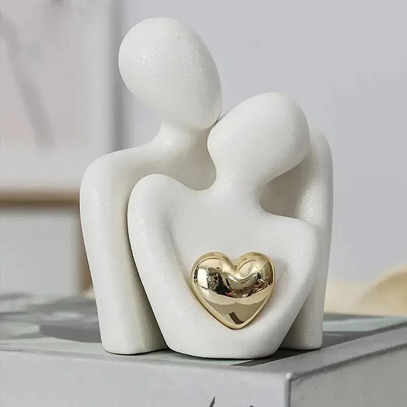 Abstract Couple Figurine