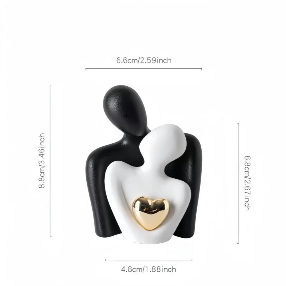 Abstract Couple Figurine