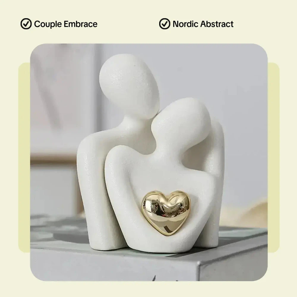 Abstract Couple Figurine