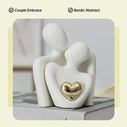Abstract Couple Figurine
