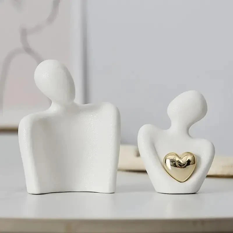 Abstract Couple Figurine