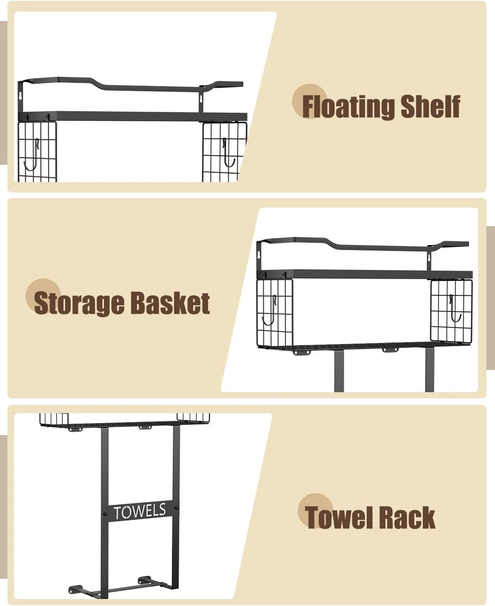 Wall Mounted Towel Rack