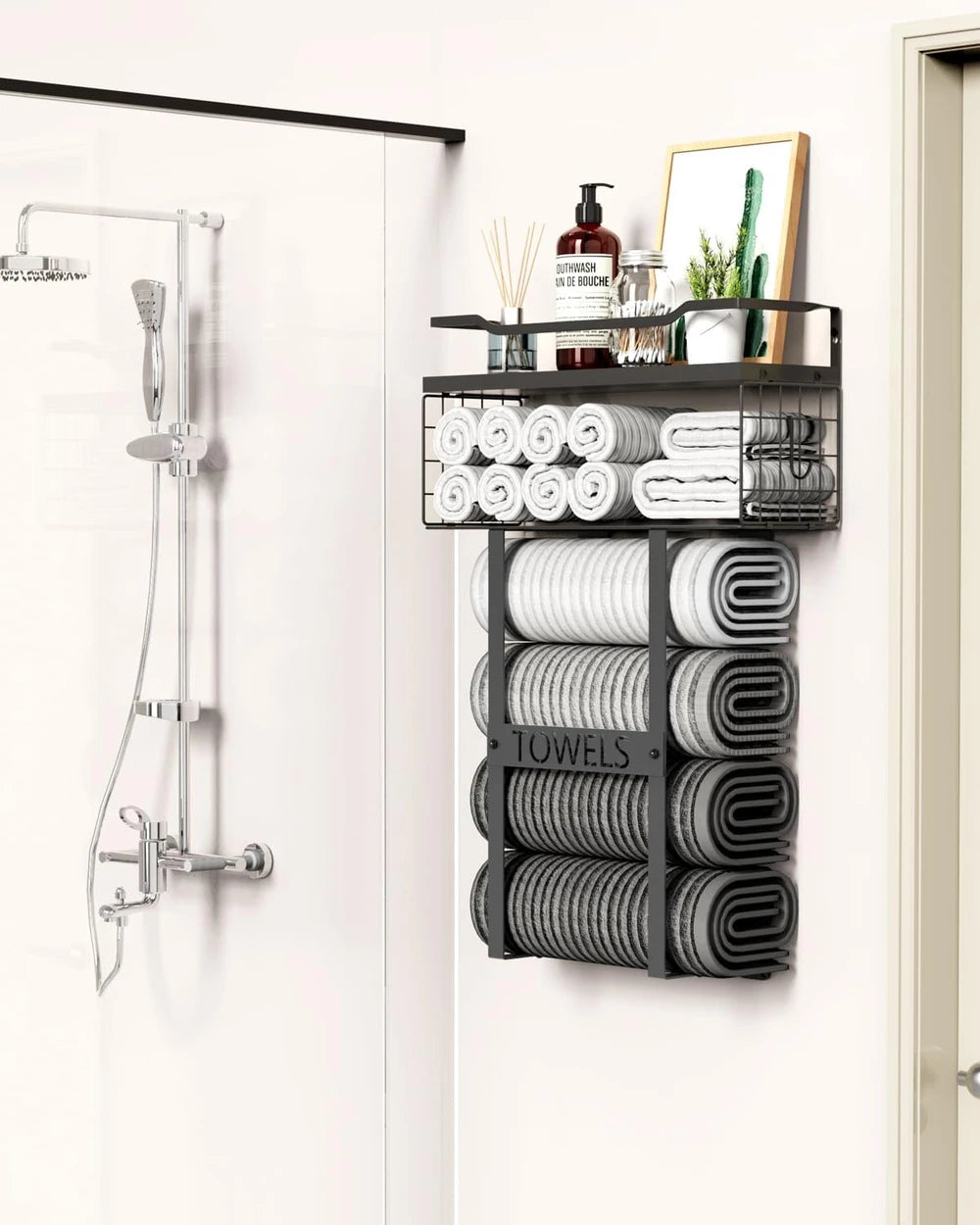 Wall Mounted Towel Rack