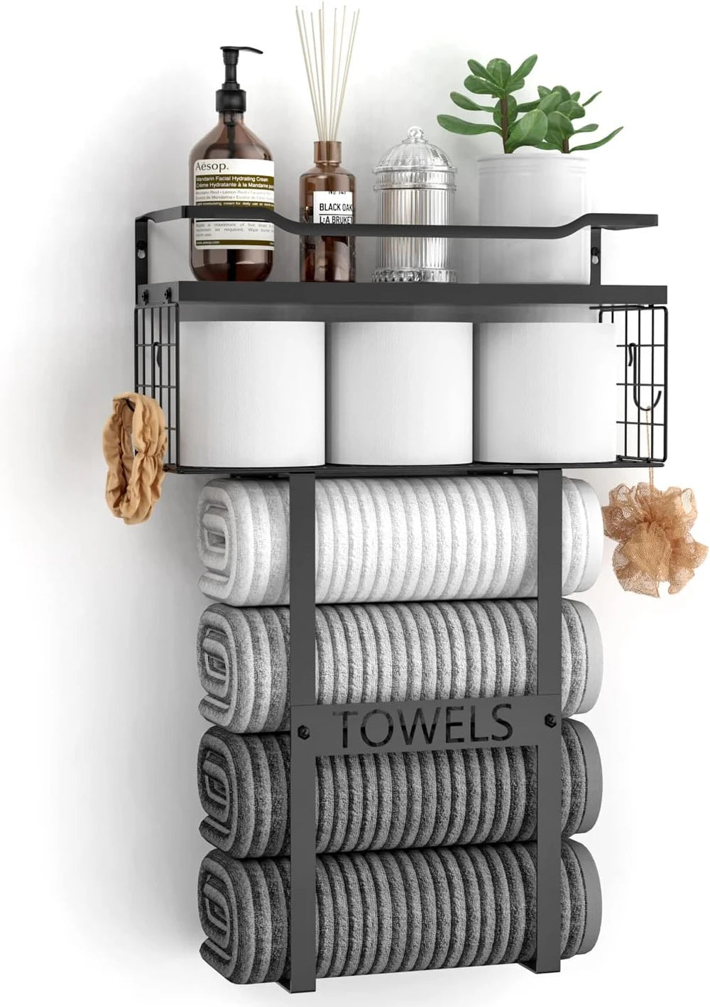 Wall Mounted Towel Rack