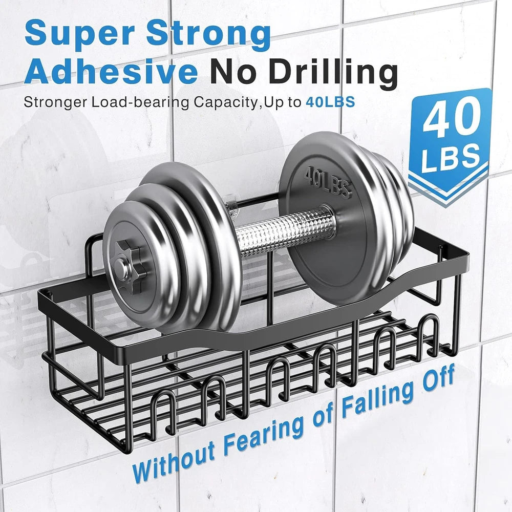 Eudele Stainless Steel Shower Caddy 5-Pack